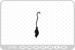 Broomstick Witch Halloween SVG PNG DXF Product Image 1