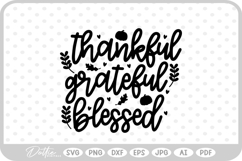 Thanksgiving Quote Fall Autumn Pumpkin SVG PNG DXF Product Image 1