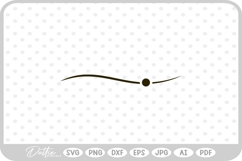 Swoosh Line with Dot SVG PNG DXF Product Image 1