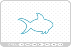 Shark SVG PNG DXF Product Image 1