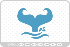 Whale Tail SVG PNG DXF Product Image 1