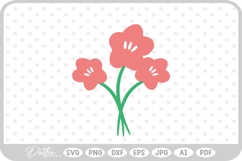 Bunch of Flowers SVG PNG DXF Product Image 1