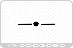 Flower Line SVG PNG DXF Product Image 1