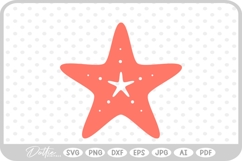 Starfish SVG PNG DXF Product Image 1