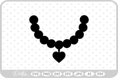Necklace Jewellery SVG PNG DXF Product Image 1