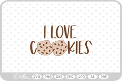 Chocolate Chip Cookie SVG PNG DXF Product Image 1