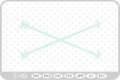 Arrow Decorative Line Cute Scandi Simple Drawn SVG PNG DXF Product Image 1