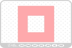 Square SVG PNG DXF Product Image 1