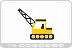 Construction Vehicle SVG PNG DXF Product Image 1