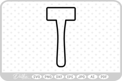 Hammer SVG PNG DXF Product Image 1