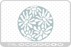 Abstract Flower Pattern Wavy Boho Botanic SVG PNG DXF Product Image 1