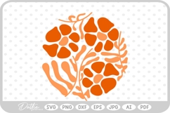 Abstract Flower Pattern Wavy SVG PNG DXF Product Image 1