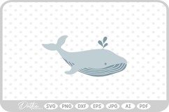 Whale SVG PNG DXF Product Image 1
