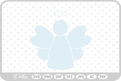 Angel Christmas SVG PNG DXF Product Image 1
