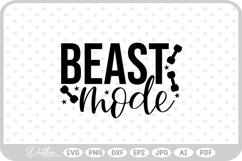 Workout Quote Gym Fitness SVG PNG DXF Product Image 1