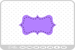 Elegant Dashed Shape SVG PNG DXF Product Image 1