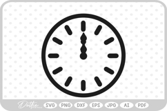 Clock SVG PNG DXF Product Image 1