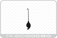 Broomstick Witch Halloween SVG PNG DXF Product Image 1