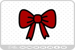 Ribbon Bow Tied Knot SVG PNG DXF Product Image 1