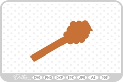 Honey Stirrer SVG PNG DXF Product Image 1