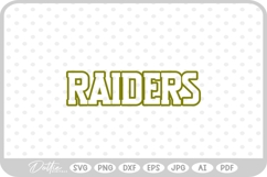 Raiders Sports Team SVG PNG DXF Product Image 1