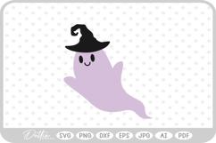 Halloween Ghost Witch SVG PNG DXF Product Image 1