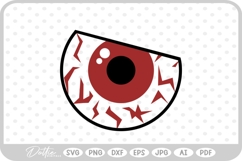 Halloween Scary Eyes Eyeballs SVG PNG DXF Product Image 1