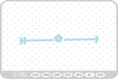 Arrow Decorative Line Cute Scandi Simple Drawn SVG PNG DXF Product Image 1
