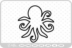Octopus SVG PNG DXF Product Image 1