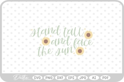 Sunflower Floral Flower Nature SVG PNG DXF Product Image 1