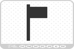 Flag Shape Silhouette Pole Country Outline SVG PNG DXF Product Image 1