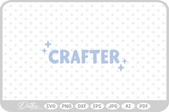 Crafter Word SVG PNG DXF Product Image 1