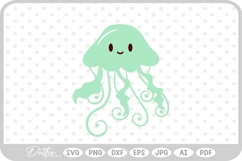 Jellyfish SVG PNG DXF Product Image 1