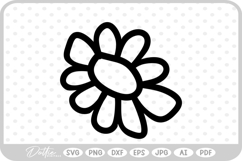 Wildflower SVG PNG DXF Product Image 1