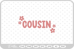 Cousin Female Relative SVG PNG DXF Product Image 1