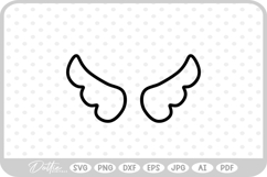 Wings SVG PNG DXF Product Image 1