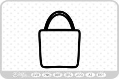Bag Outline SVG PNG DXF Product Image 1