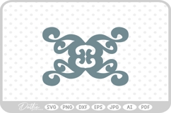 Elegant Swirl Pattern SVG PNG DXF Product Image 1