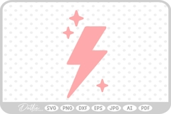 Lightning Bolt SVG PNG DXF Product Image 1
