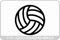 Volleyball SVG PNG DXF Product Image 1