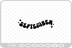 September Month SVG PNG DXF Product Image 1