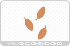 Fall Leaves Halloween Spooky Autumn Harvest SVG PNG DXF Product Image 1