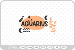 Aquarius SVG PNG DXF Product Image 1