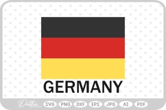 Germany World Flag SVG PNG DXF Product Image 1