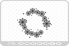 Spider Web Spooky Season Design Halloween SVG PNG DXF Product Image 1