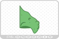 Witch Nose Warts Halloween Green SVG PNG DXF Product Image 1