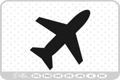 Plane Air Travel SVG PNG DXF Product Image 1