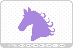 Horse Silhouette SVG PNG DXF Product Image 1
