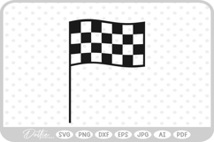 Racing Flag SVG PNG DXF Product Image 1