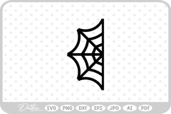Cobweb Spiderweb SVG PNG DXF Product Image 1
